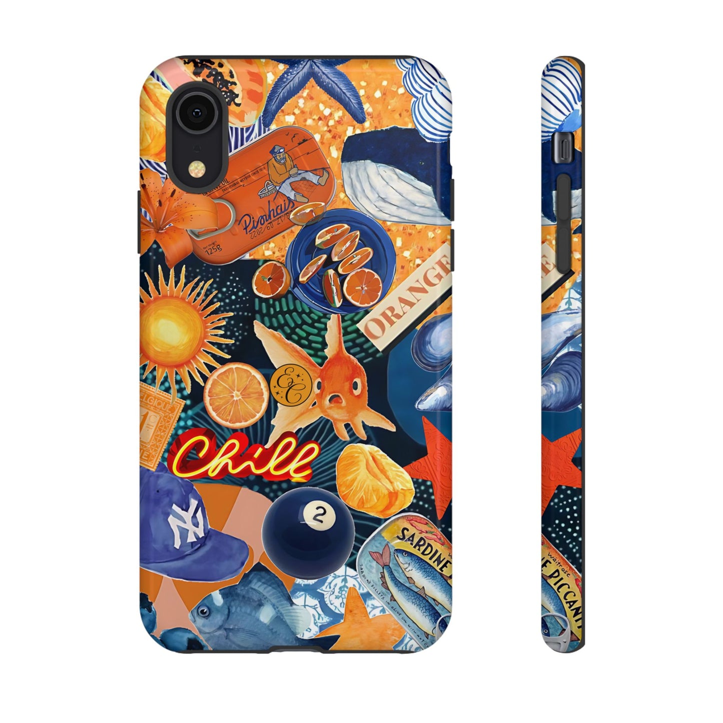 Nautical and Citrus Tough Phone Case