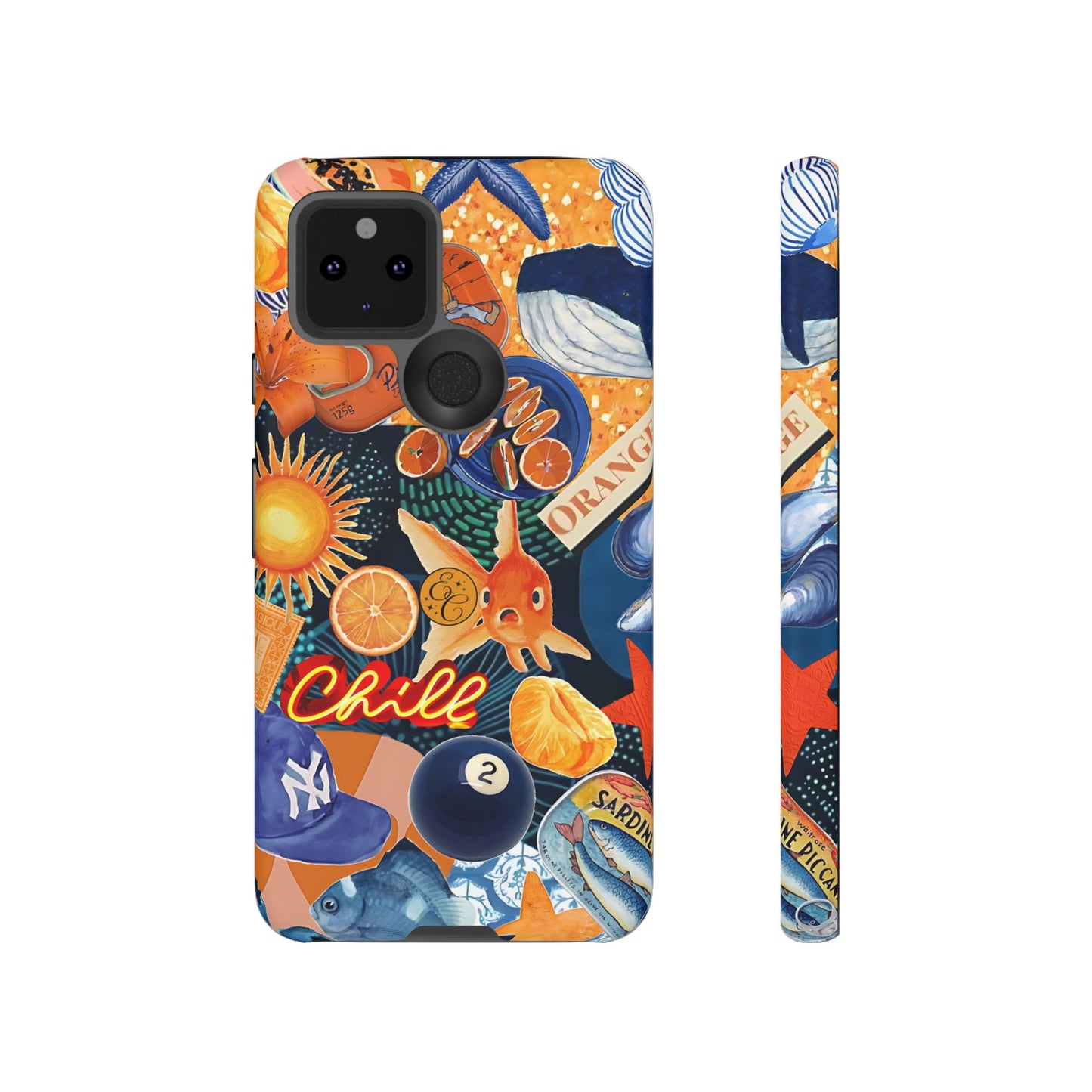 Nautical and Citrus Tough Phone Case