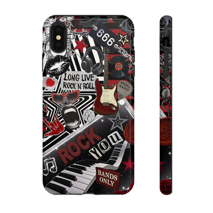 Rock and Roll Collage Tough Phone Case