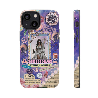 Libra Zodiac Star Sign Tough Phone Case