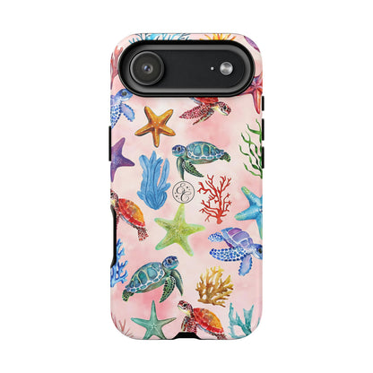 Colorful Marine Life Tough Phone Case