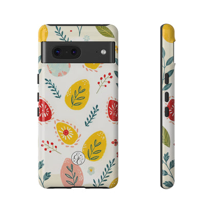 Colorful Easter Egg Pattern Tough Phone Case
