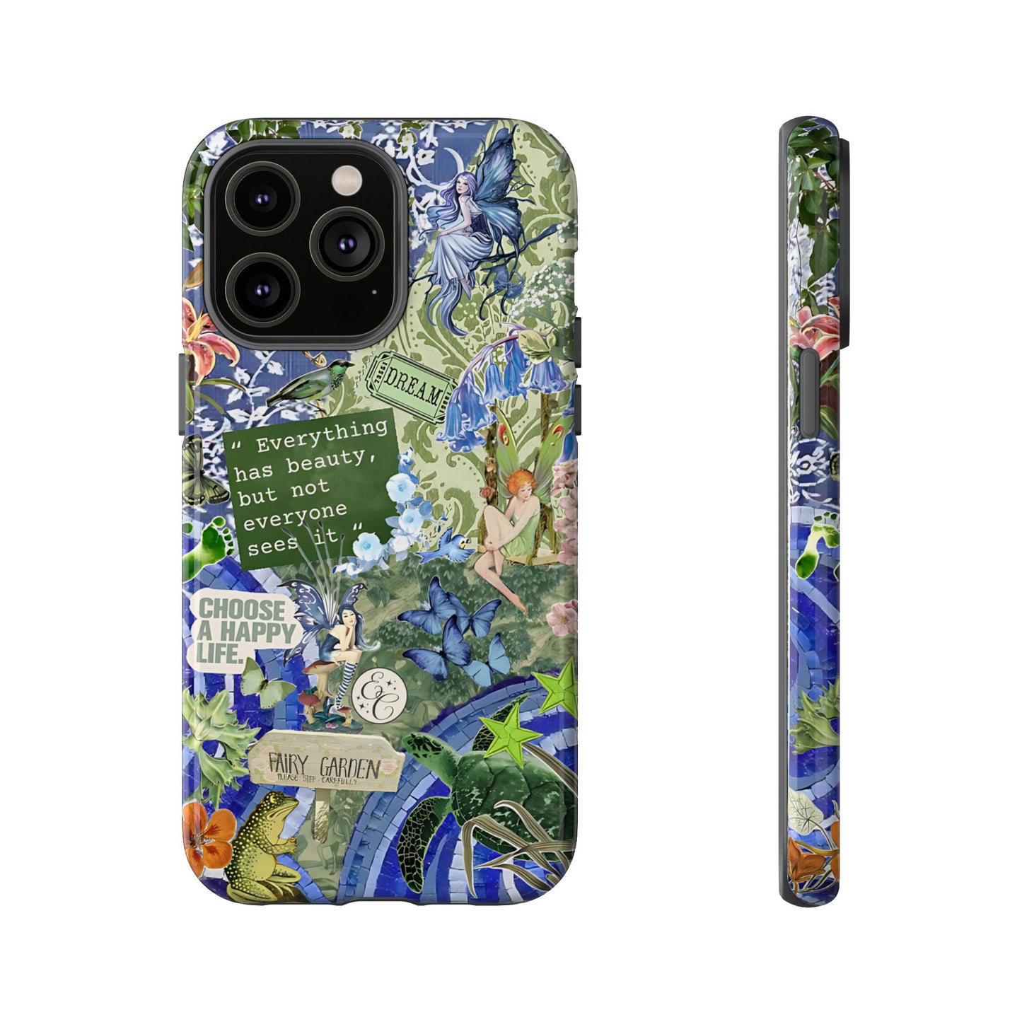 Fairy Garden Collage Tough Phone Case