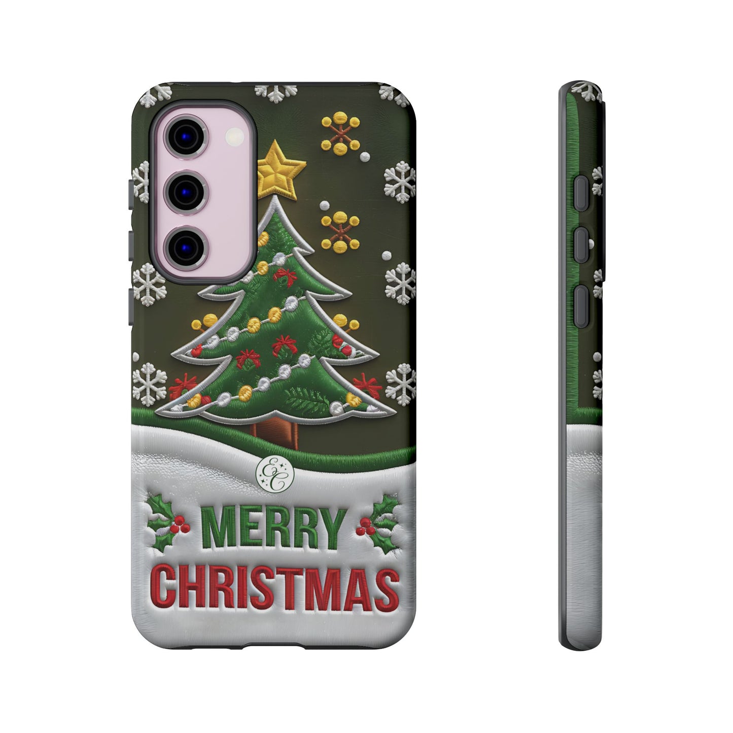 Merry Christmas Tree Tough Phone Case