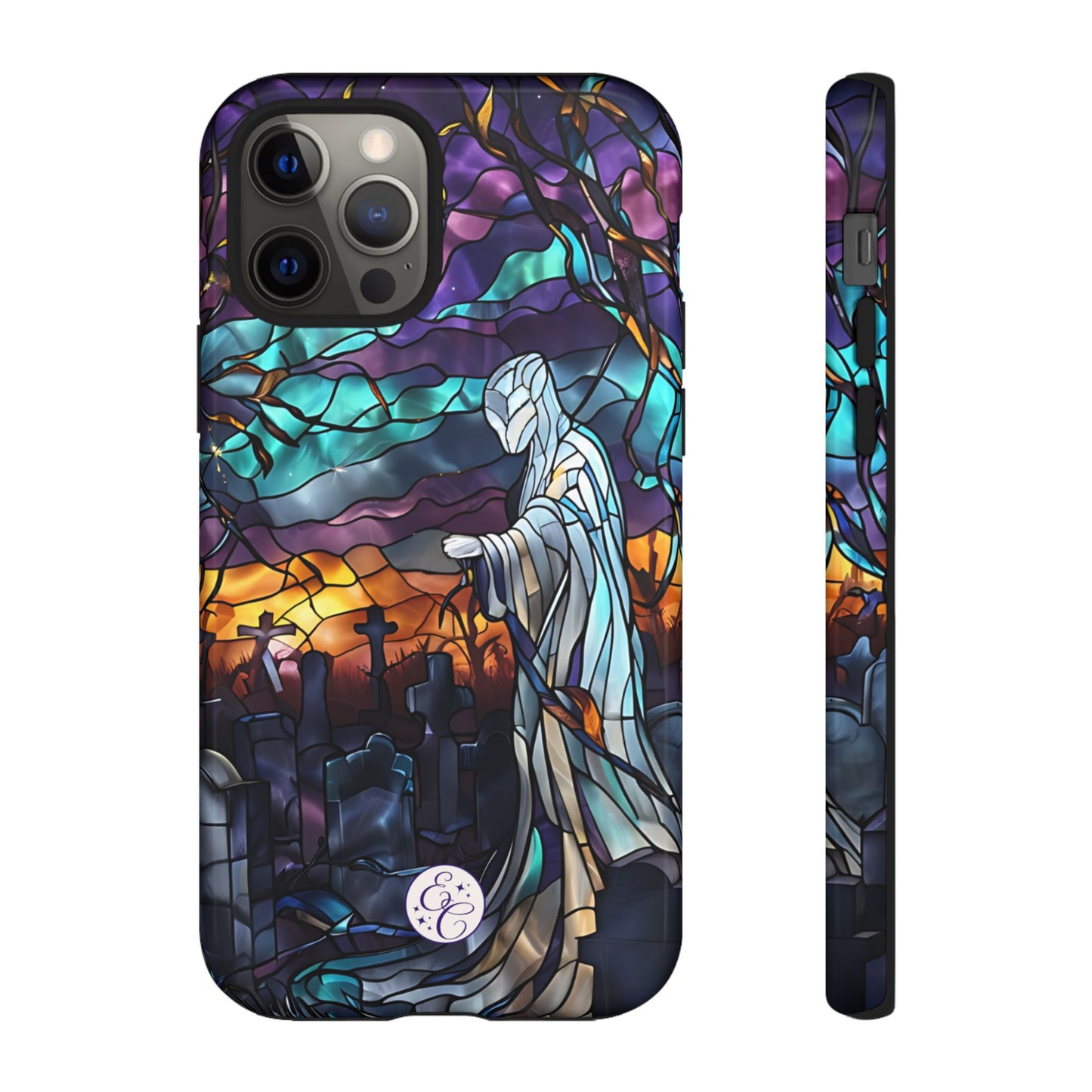 Stained Glass Ghost Tough Phone Case