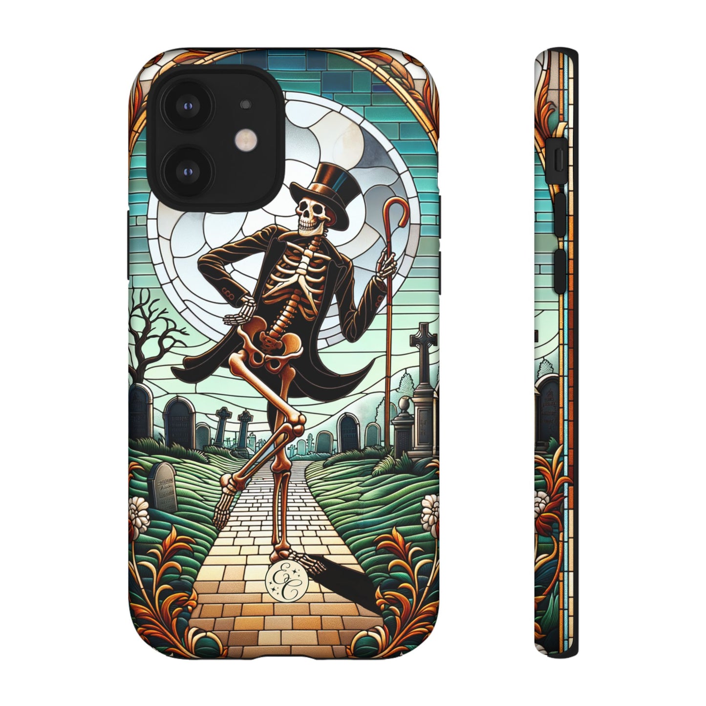Dancing Skeleton Tough Phone Case