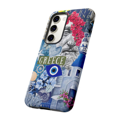 Greek Summer Collage Tough Phone Case