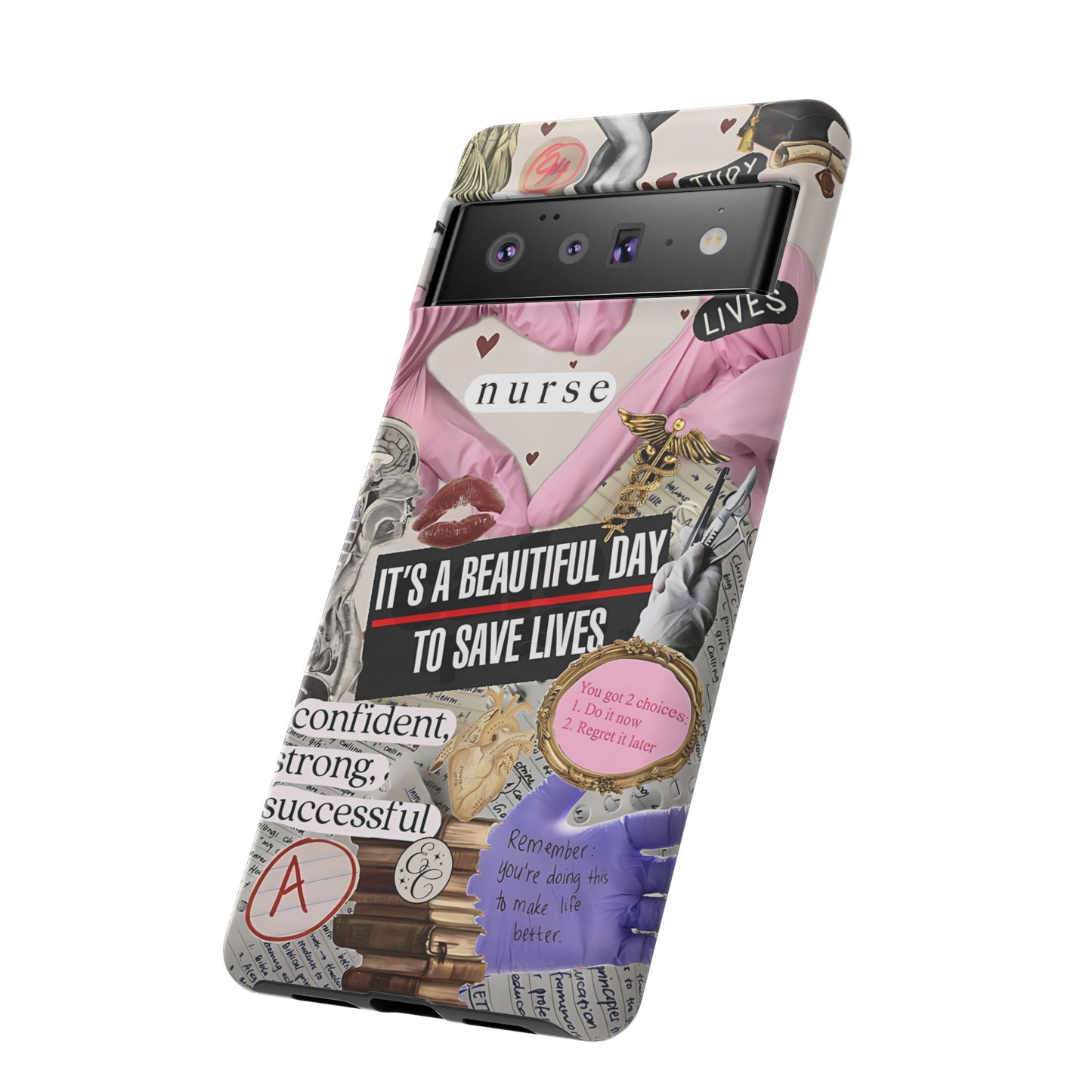 Nurse Inspirational Collage Tough Phone Case