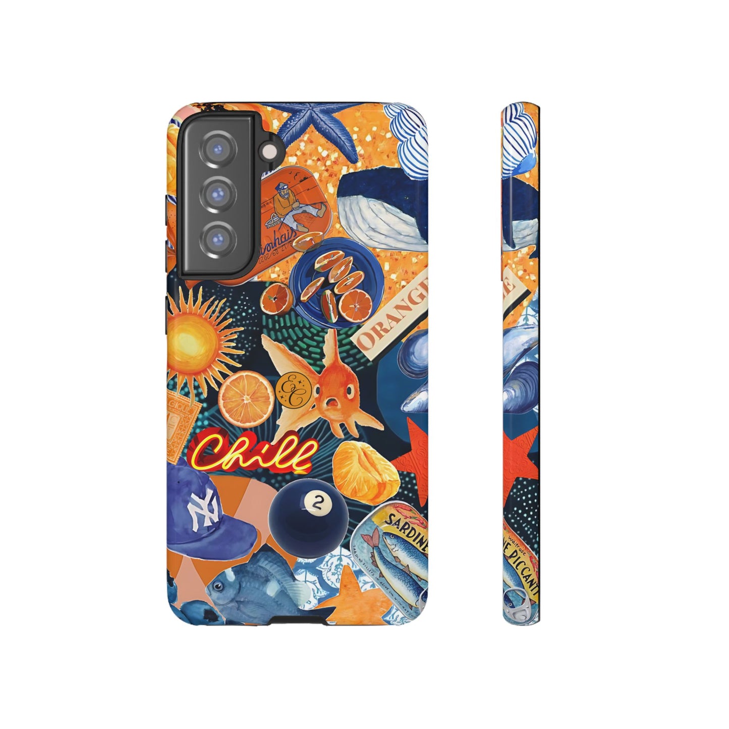 Nautical and Citrus Tough Phone Case