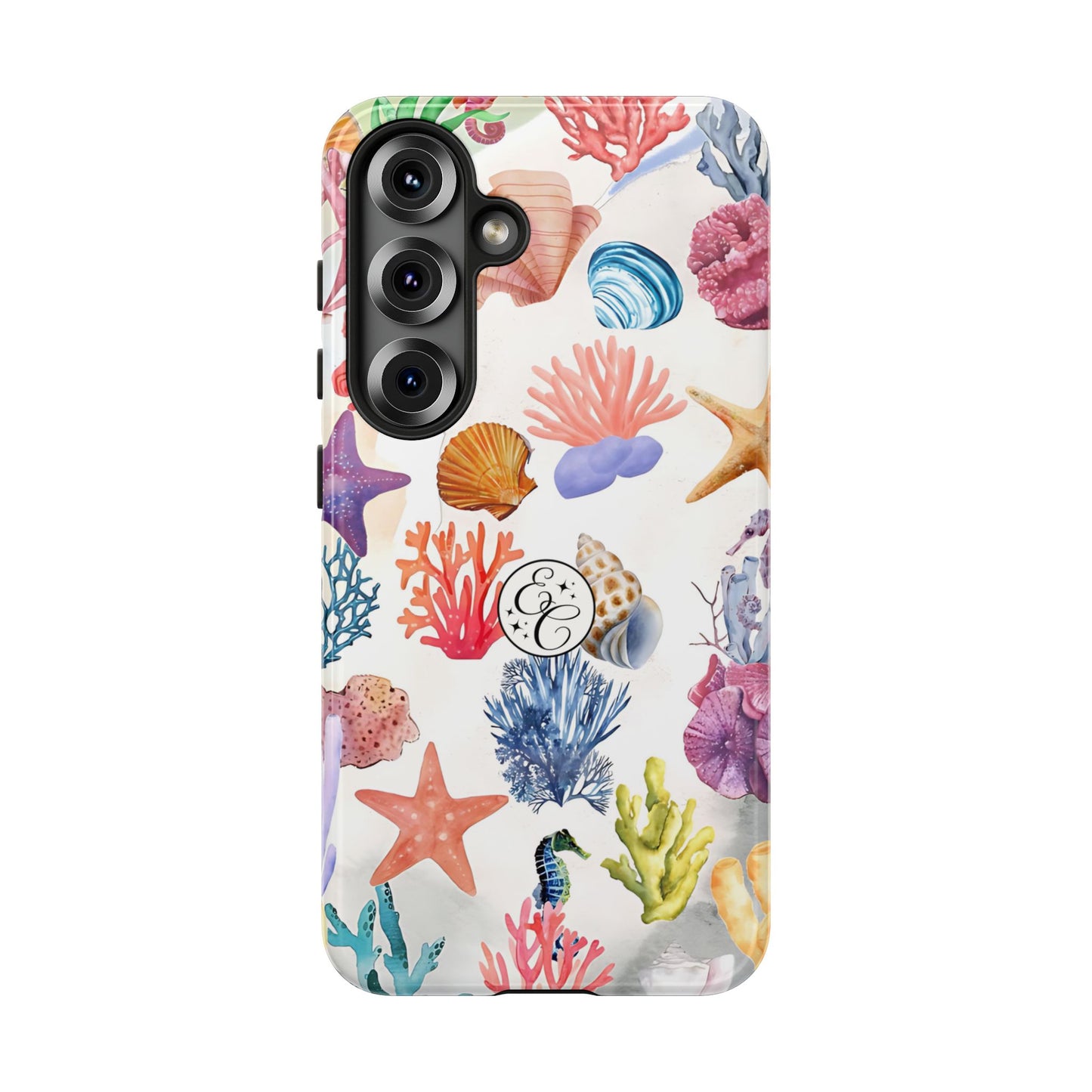 Coral & Sea Shells Tough Phone Case