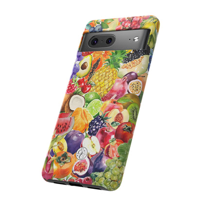 Colorful Fruits Collage Tough Phone Case