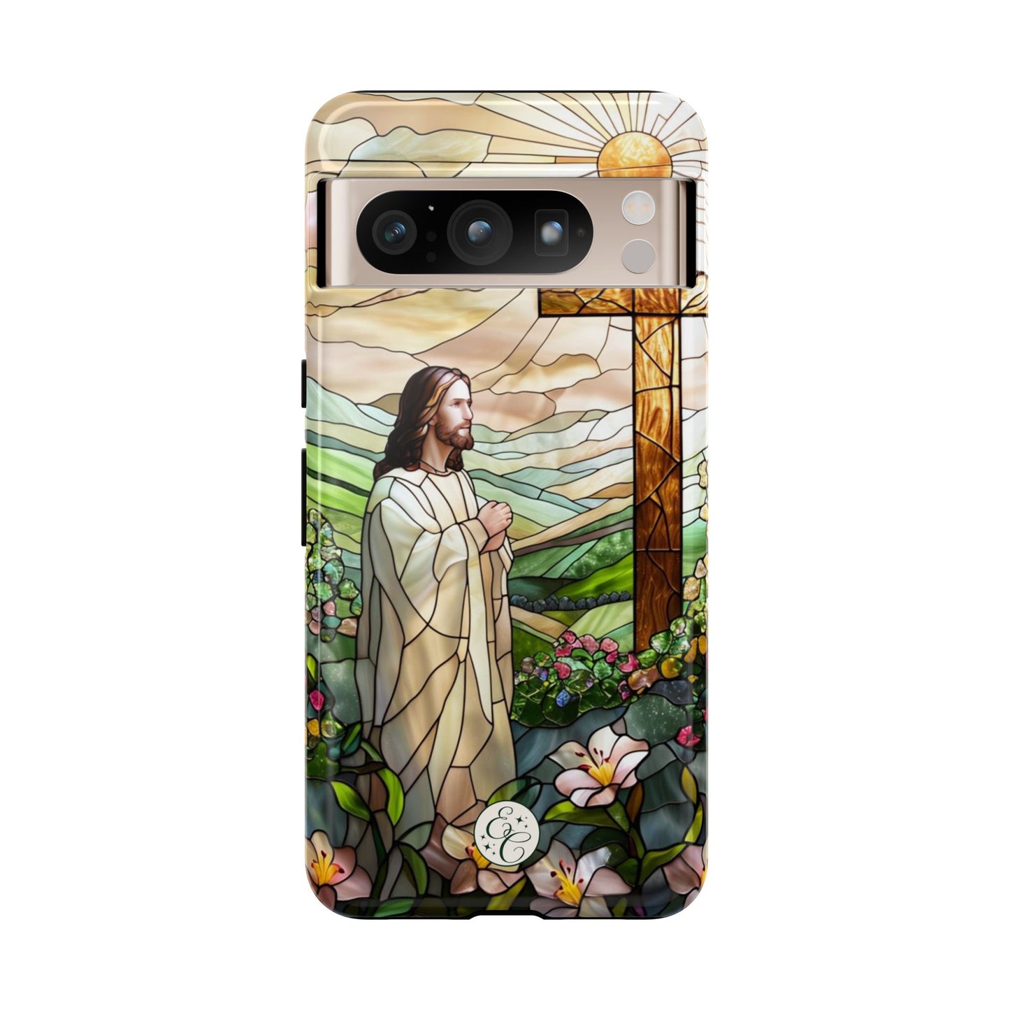Jesus Stained Glass Tough Phone Case