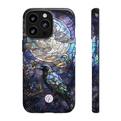 Stained Glass Raven Tough Phone Case