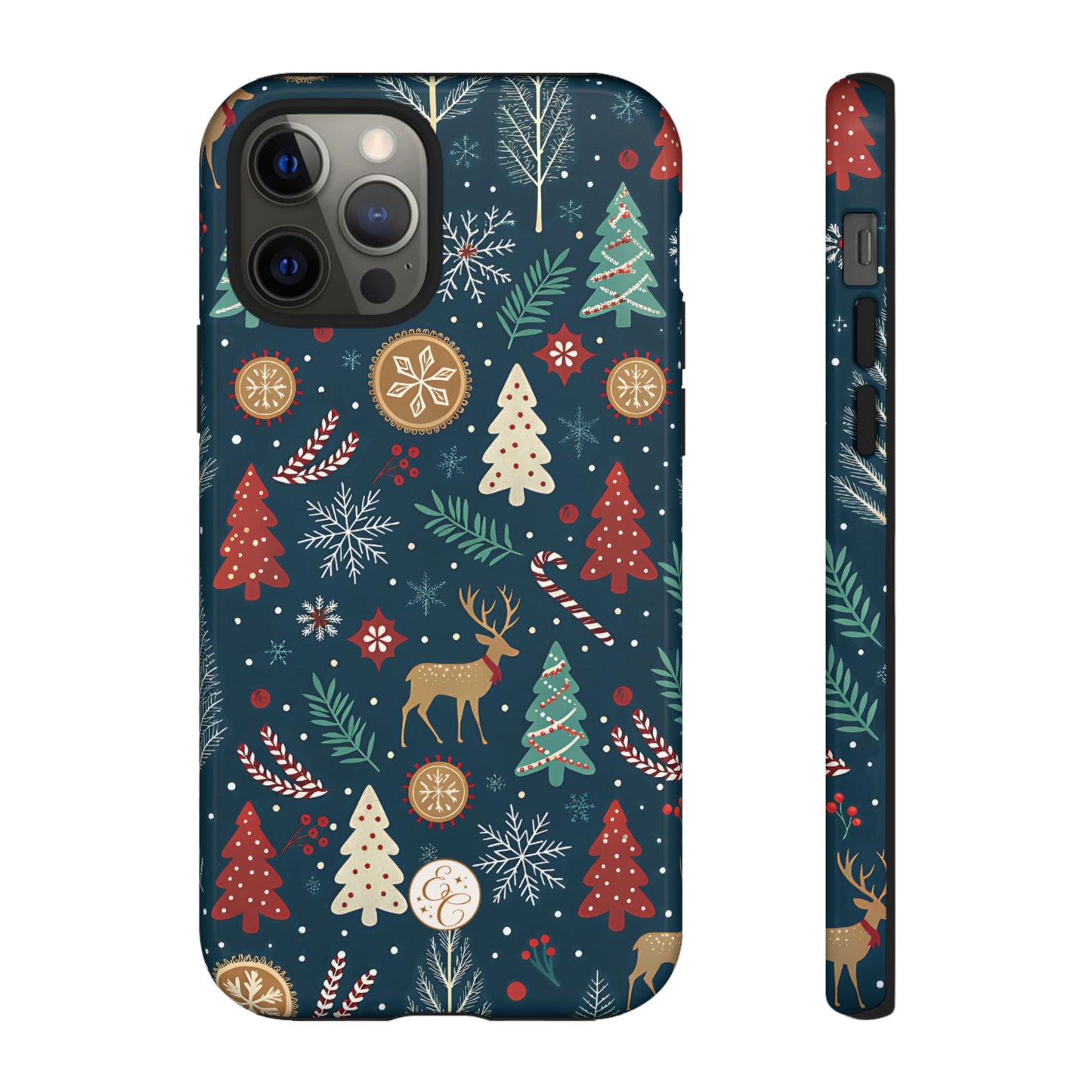 Christmas Holiday Pattern Tough Phone Case