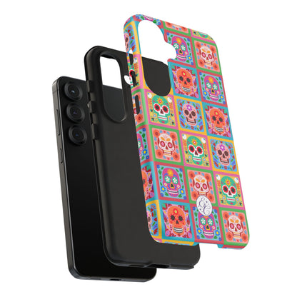 Colorful Sugar Skull Halloween Phone Case