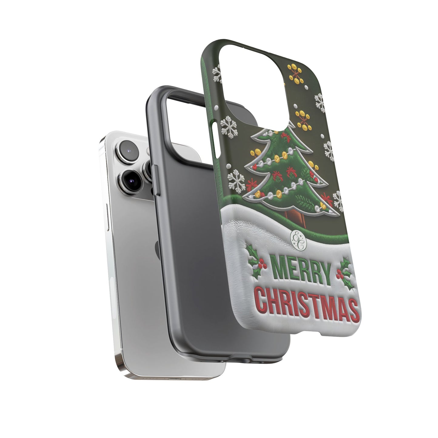 Merry Christmas Tree Tough Phone Case