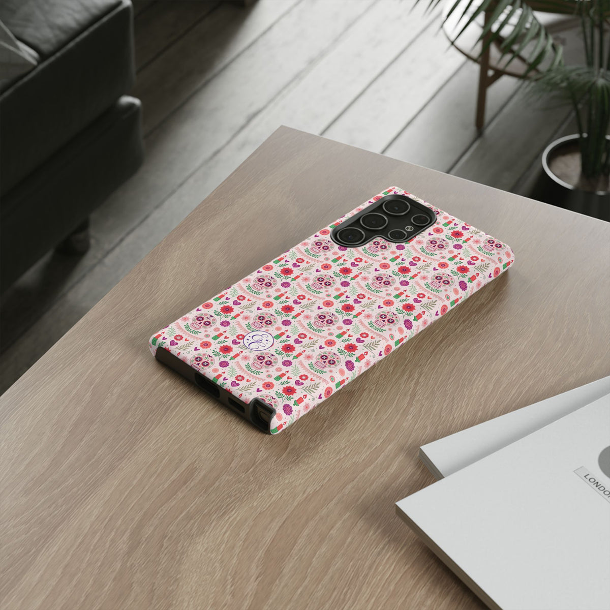 Pink Boho Día de los Muertos Phone Case