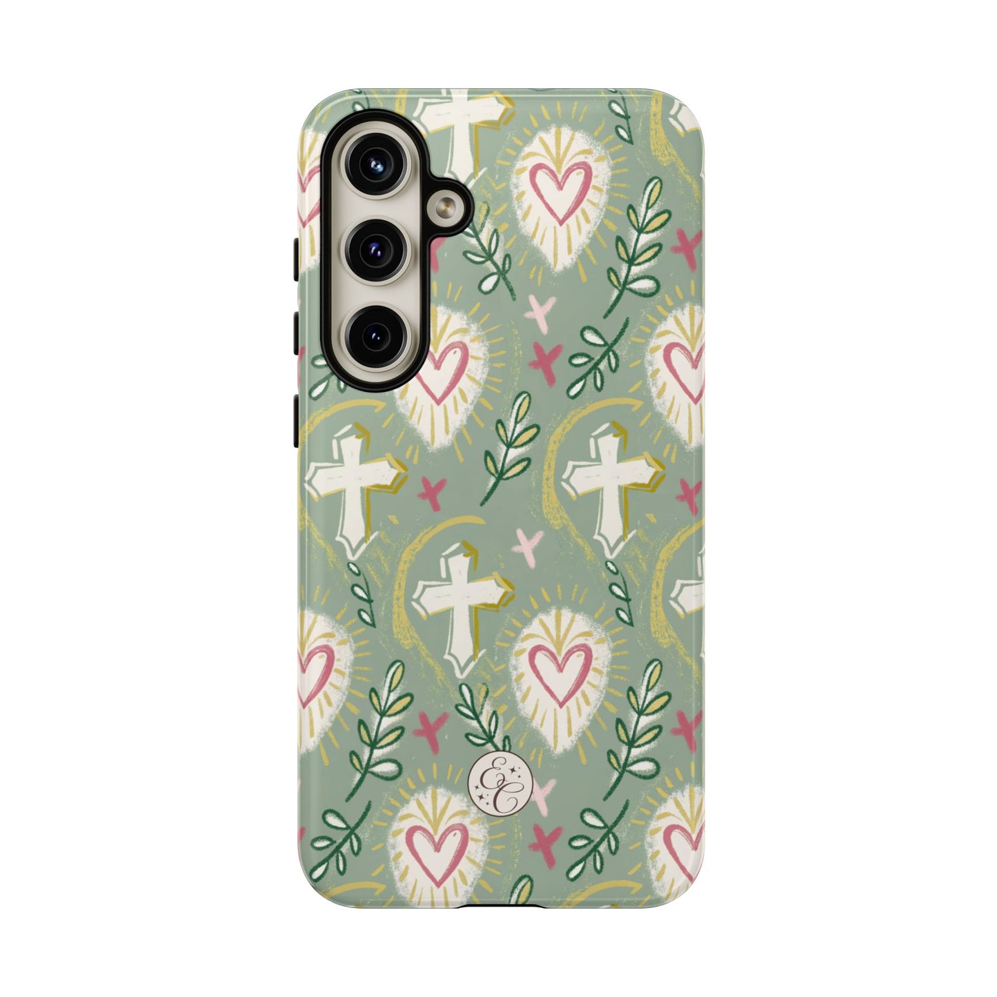Christian Cross Boho Pattern Tough Phone Case