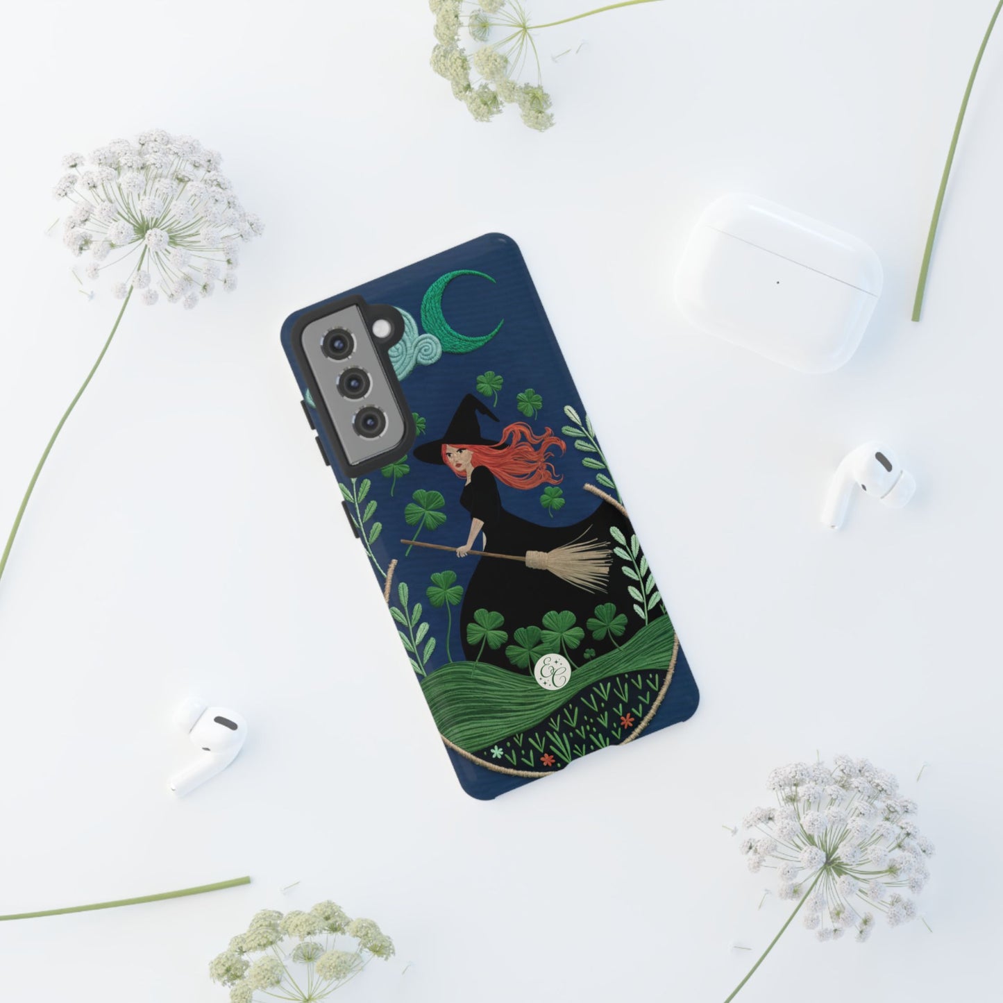 Irish Witch’s Moonlit Stroll Tough Phone Case
