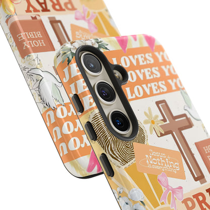 Christian Collage Tough Phone Case