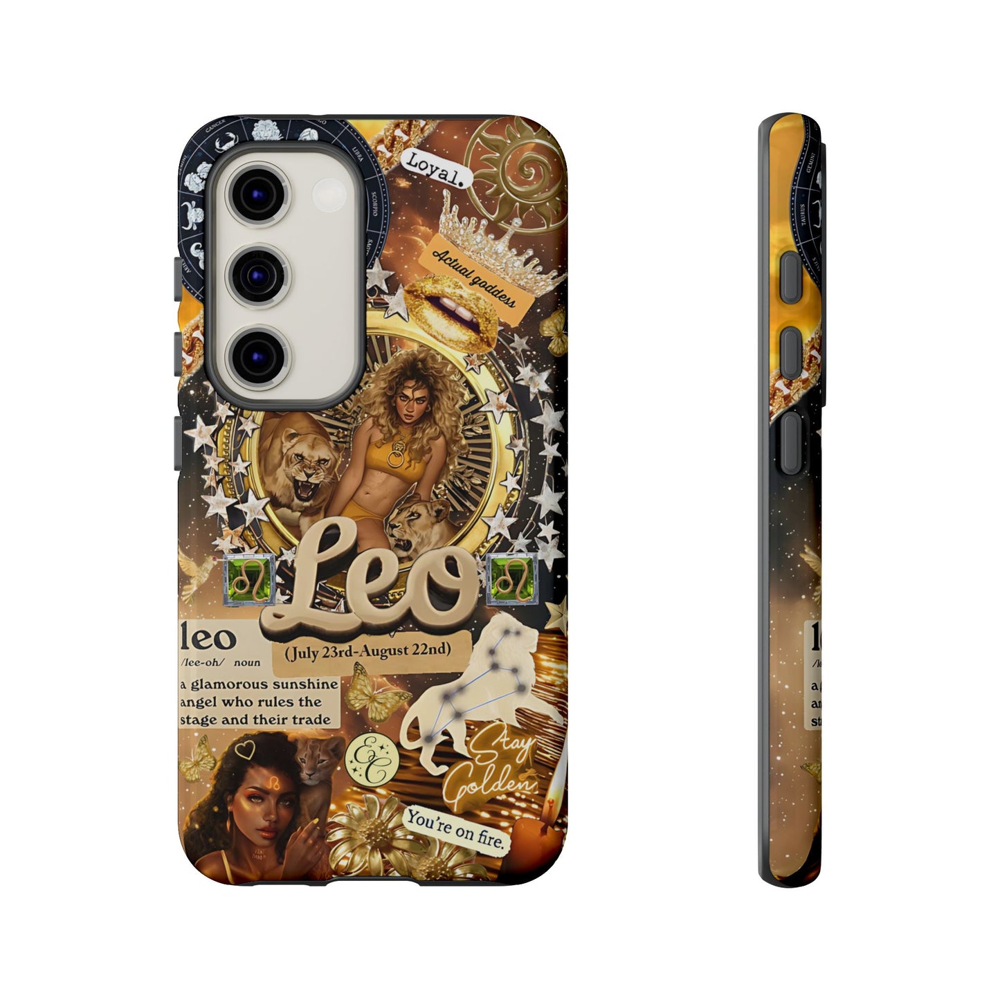 Leo Zodiac Sign Tough Phone Case