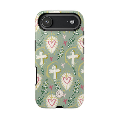 Christian Cross Boho Pattern Tough Phone Case