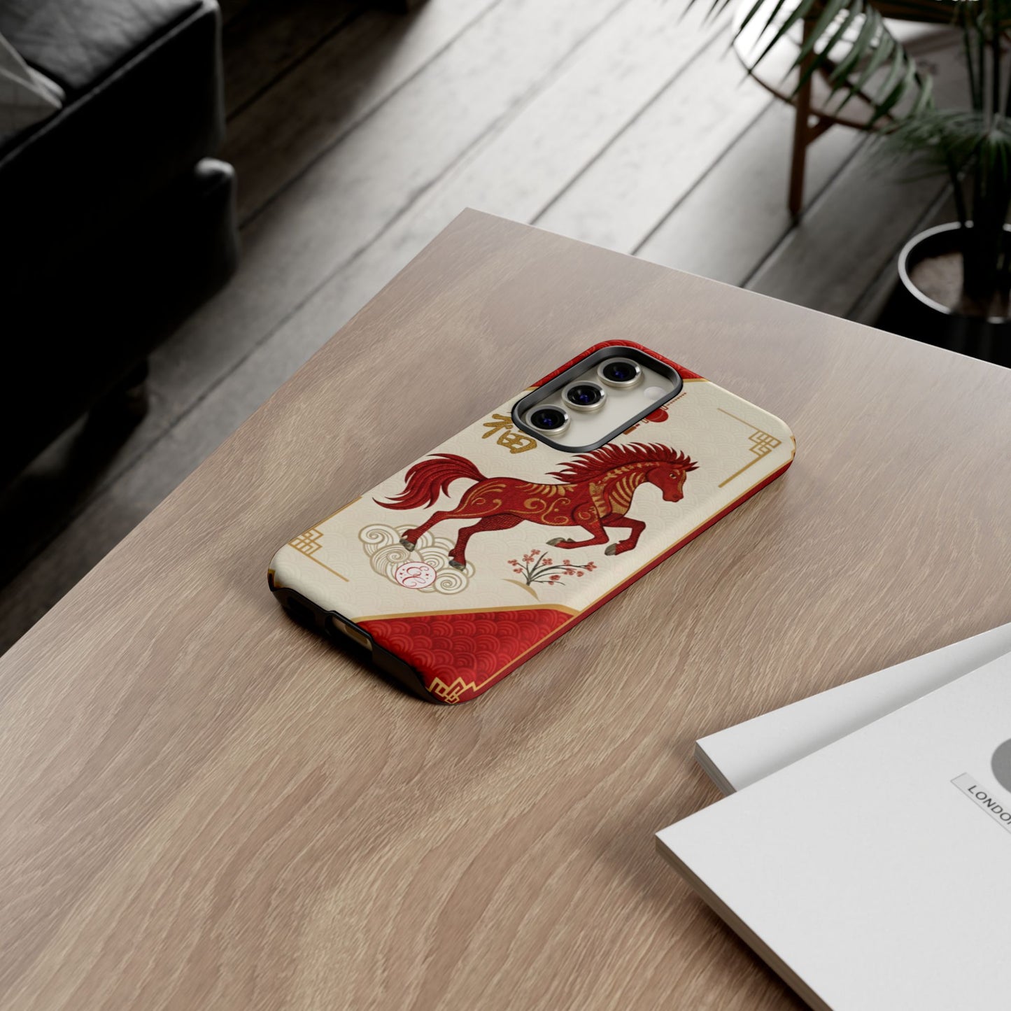 Chinese Zodiac Horse Tough Phone Case