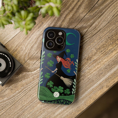 Irish Witch’s Moonlit Stroll Tough Phone Case