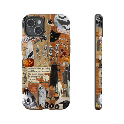 Halloween Spooky Collage Tough Phone Case