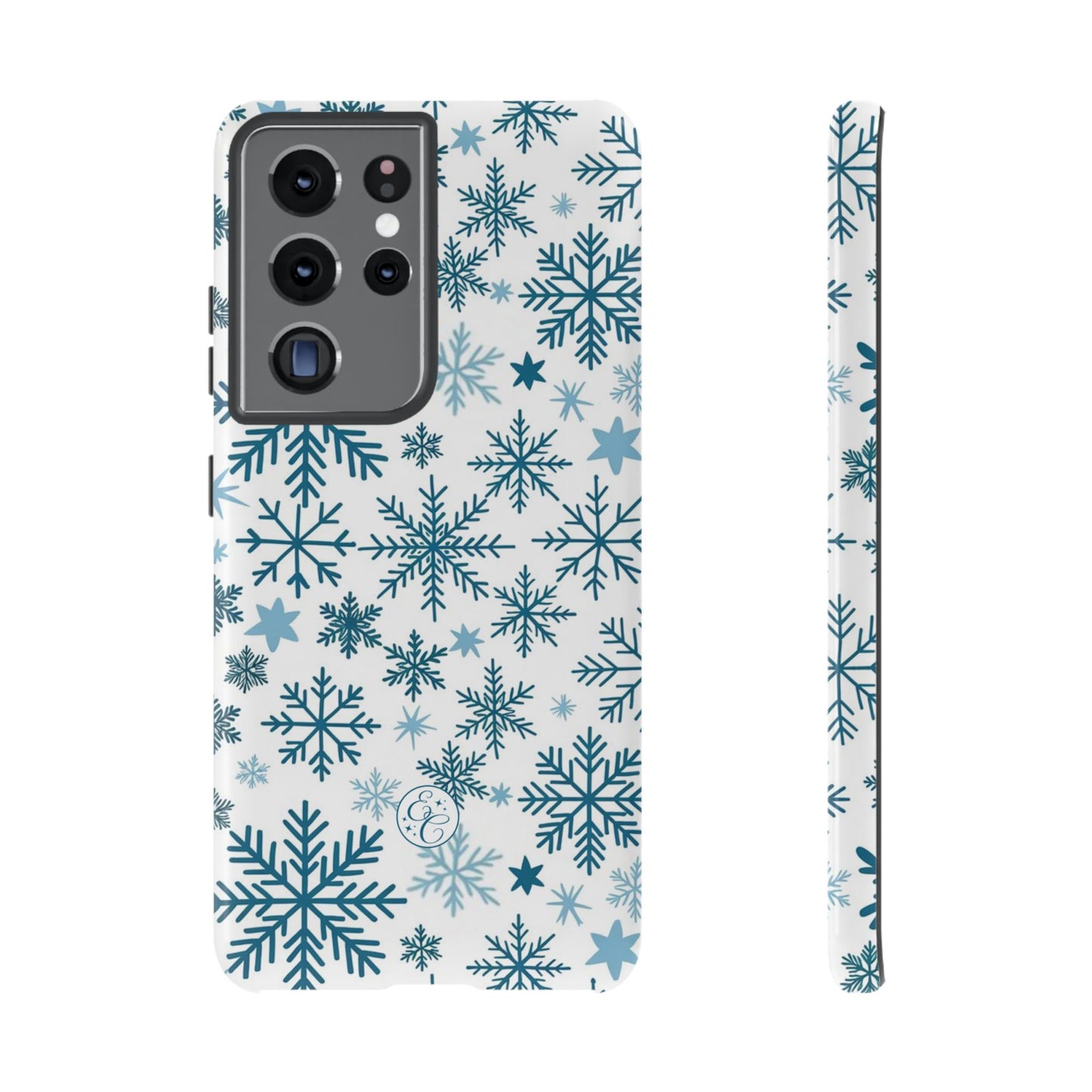 Winter Snowflakes Pattern Tough Phone Case