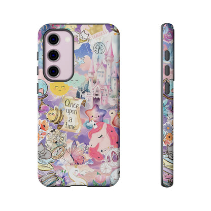 Whimsical Fairytale Collage Tough Phone Case