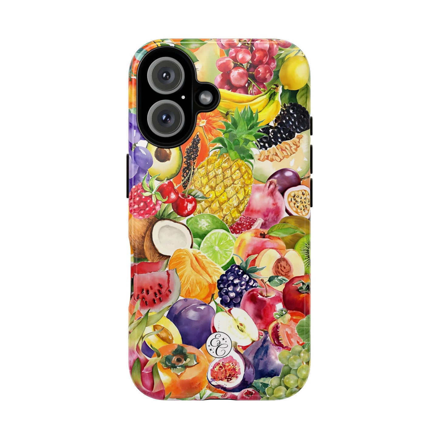 Colorful Fruits Collage Tough Phone Case