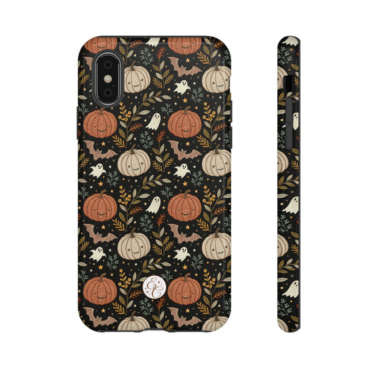 Spooky Halloween Boho Pattern Tough Phone Case
