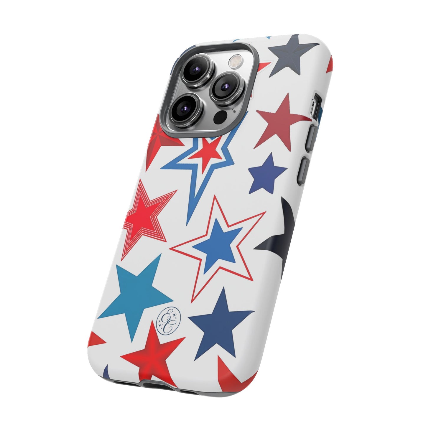 Patriotic Star Pattern Tough Phone Case