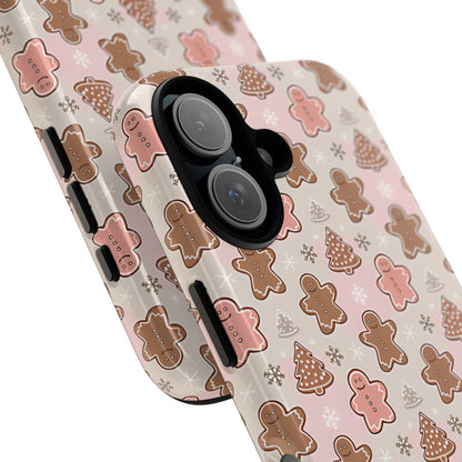 Gingerbread Men & Xmas Tree Pattern Phone Case