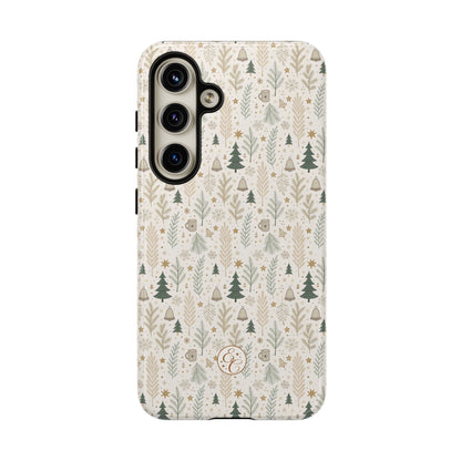 Boho Christmas Forest Tough Phone Case