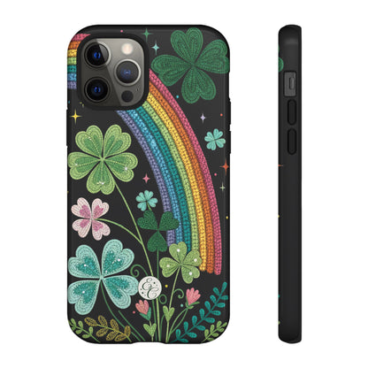 Rainbow & Shamrock Tough Phone Case