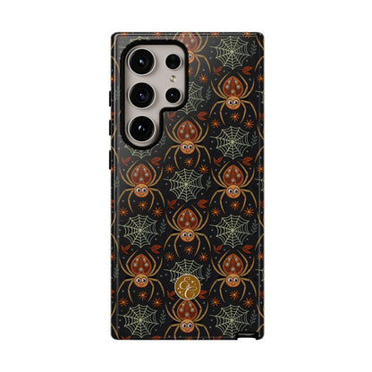 Boho Halloween Spider Pattern Tough Phone Case