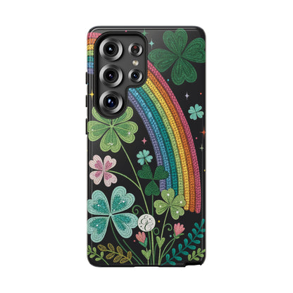 Rainbow & Shamrock Tough Phone Case