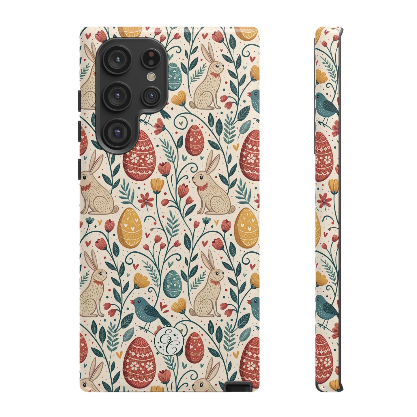 Vintage Easter Pattern Tough Phone Case