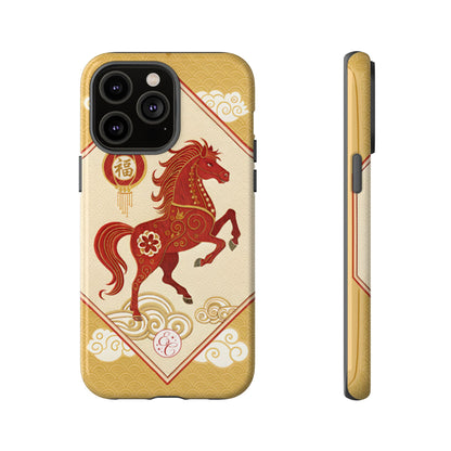 Chinese New Year Lucky Horse Tough Phone Case