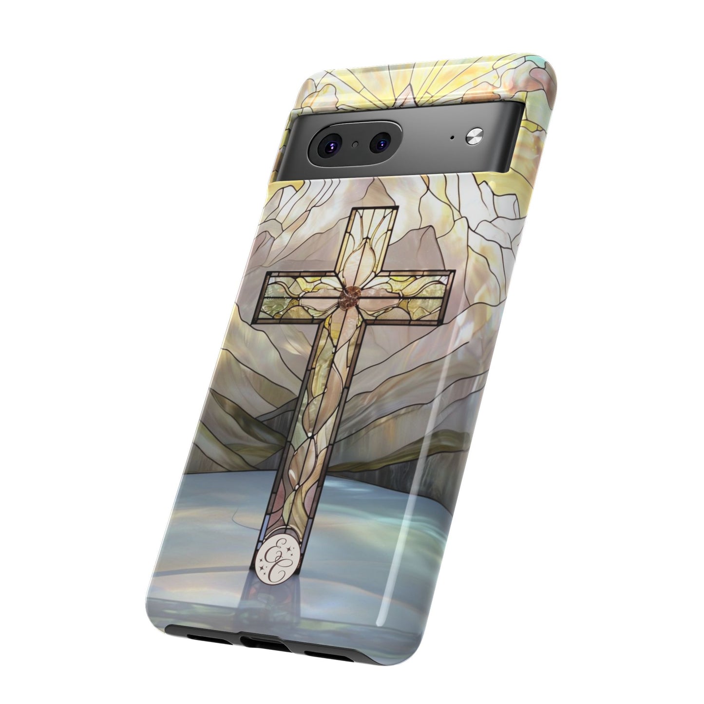 Stained Glass Cross Tough Phone Case