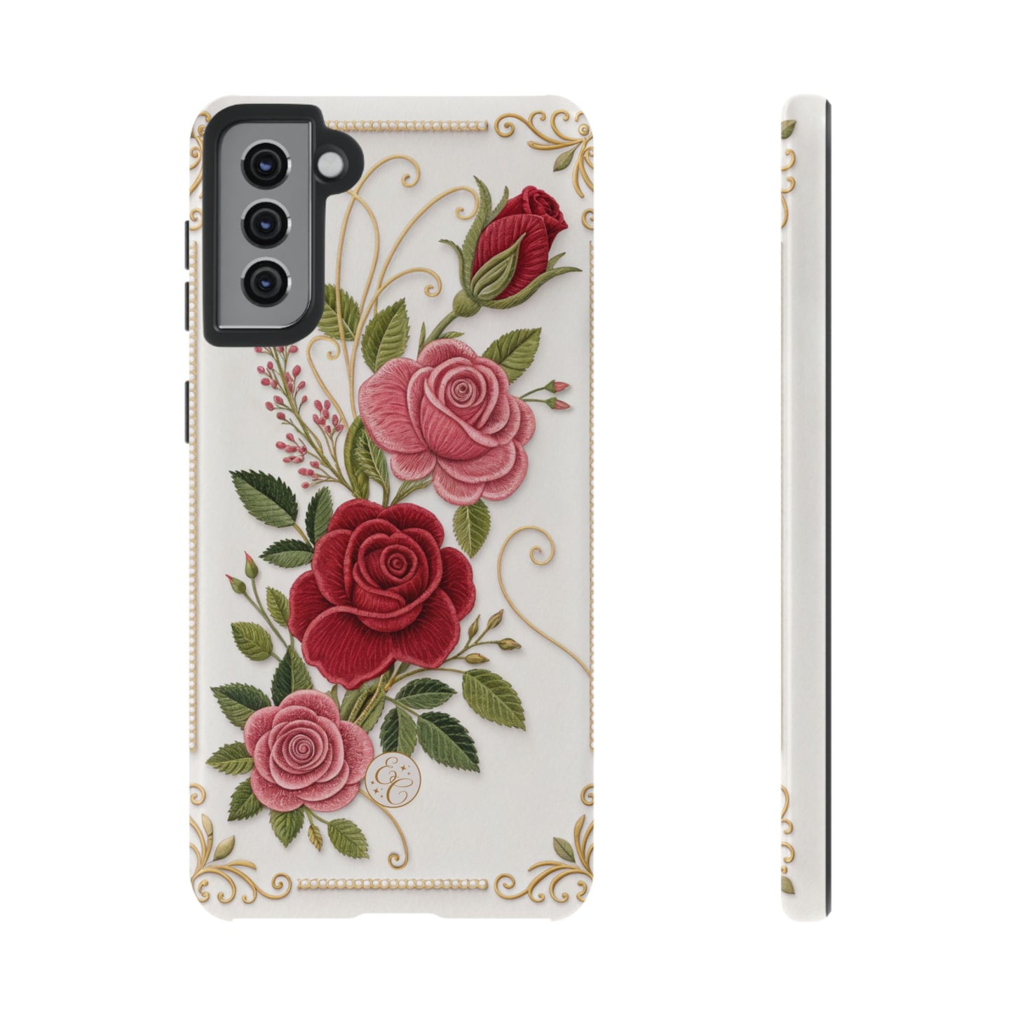 Elegant Rose Garden Tough Phone Case