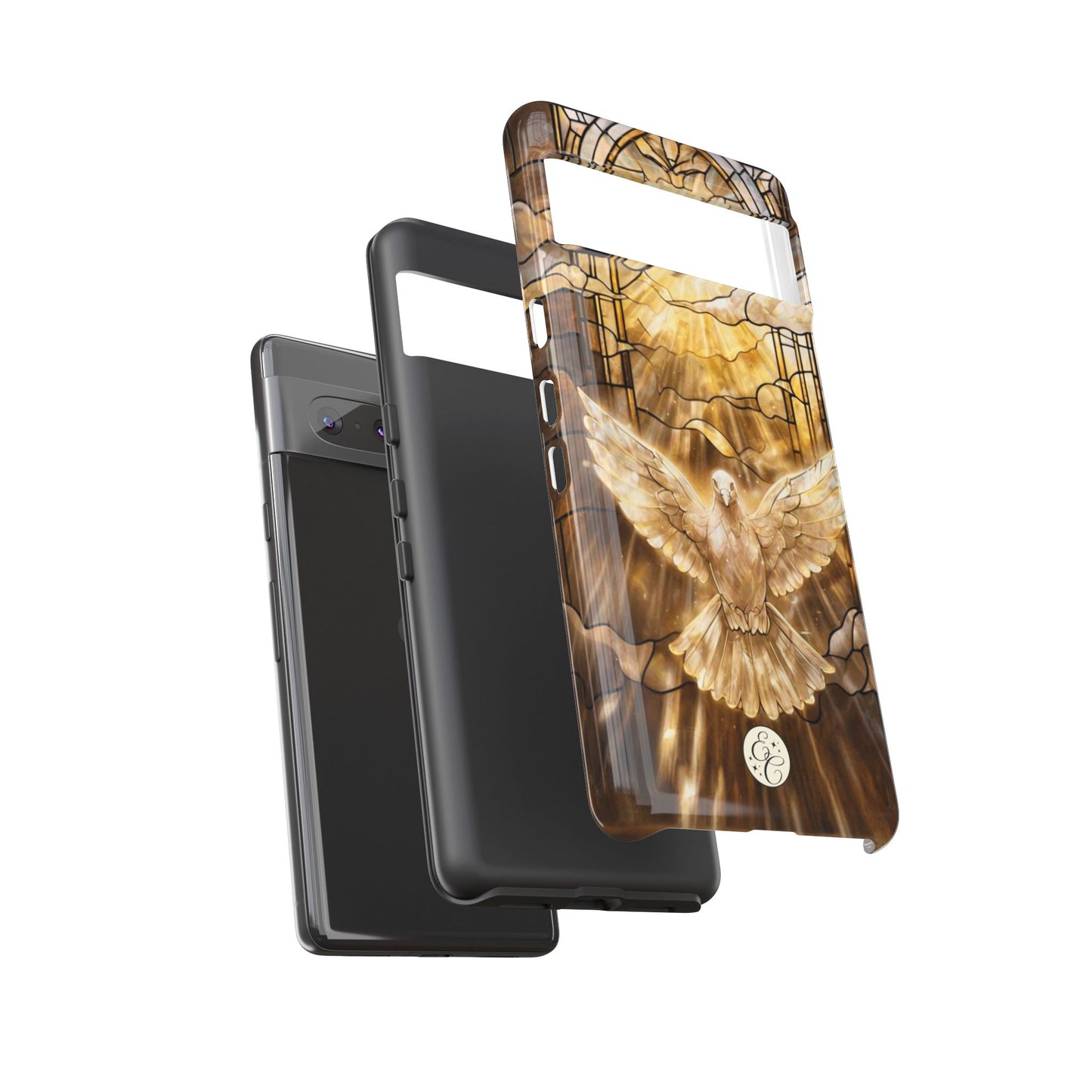 Holy Spirit Stained Glass Tough Phone Case