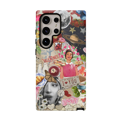 Retro Aesthetic Collage Art Tough Phone Case