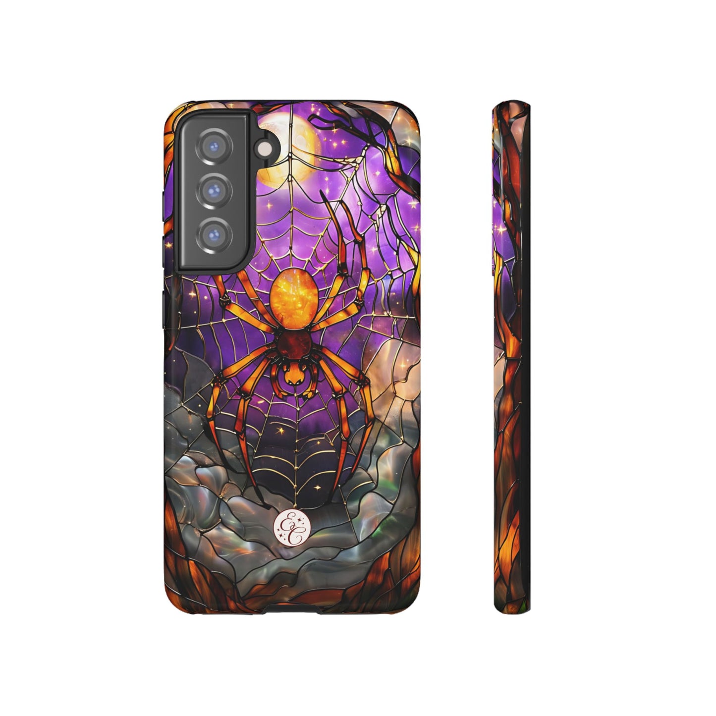Stained Glass Spider Tough Phone Case