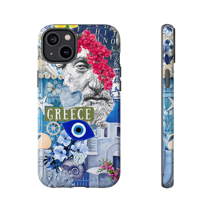 Greek Summer Collage Tough Phone Case