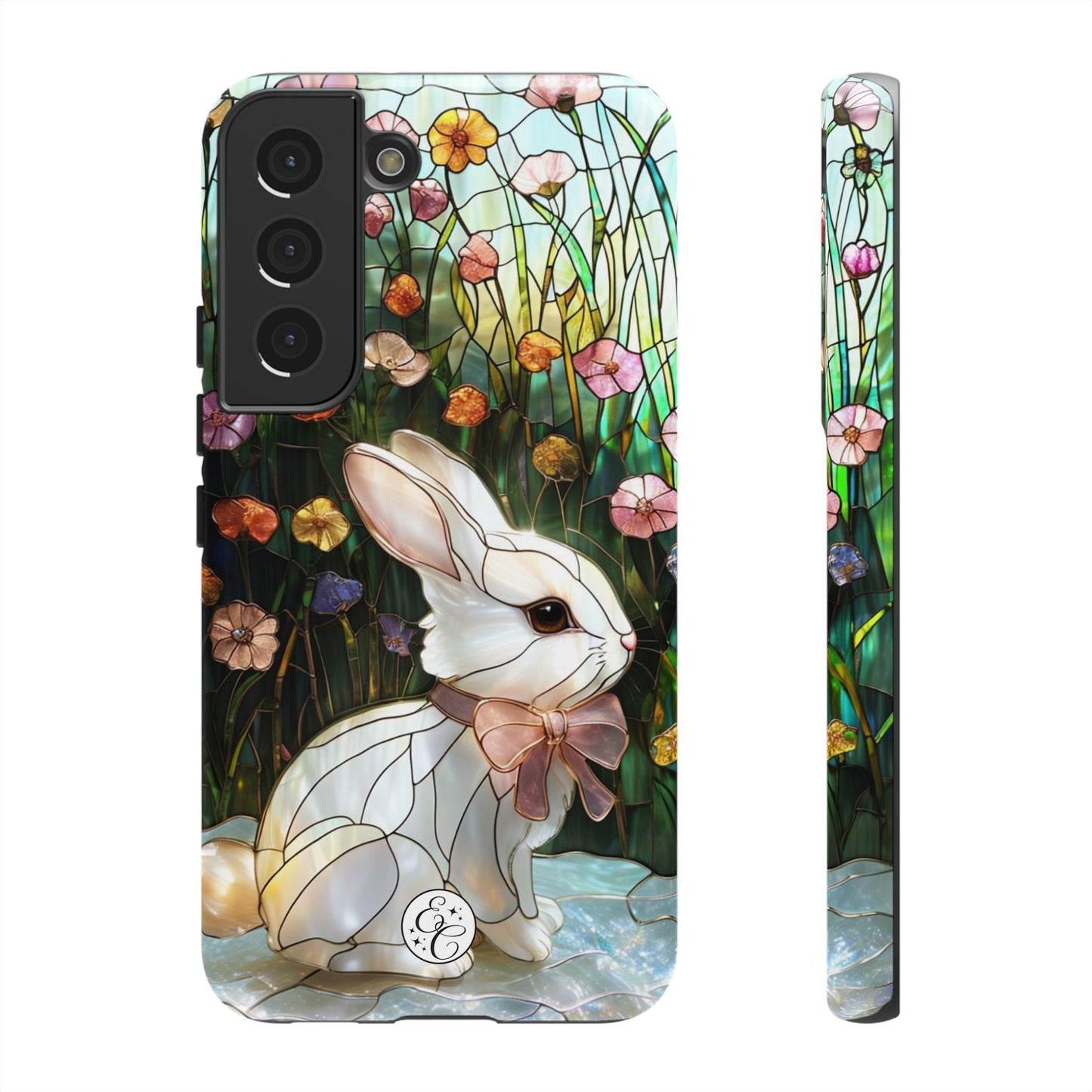 Easter Rabbit Stained Glass Tough Phone Case
