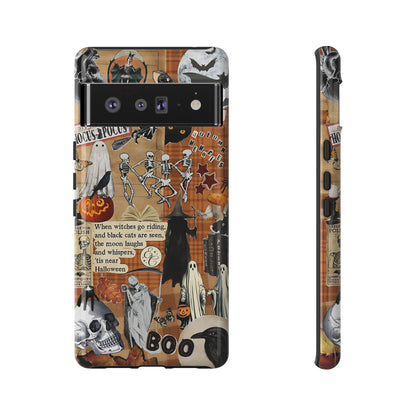 Halloween Spooky Collage Tough Phone Case