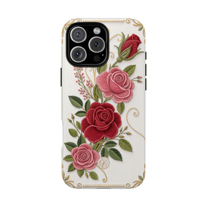 Elegant Rose Garden Tough Phone Case